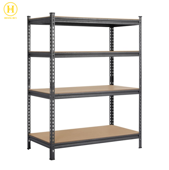 Kệ sắt v lỗ lót sàn gỗ, ván ép