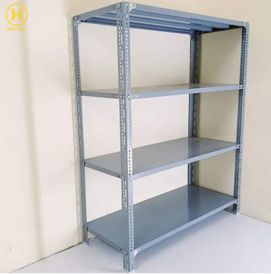 kệ sắt V lỗ 4 tầng mâm